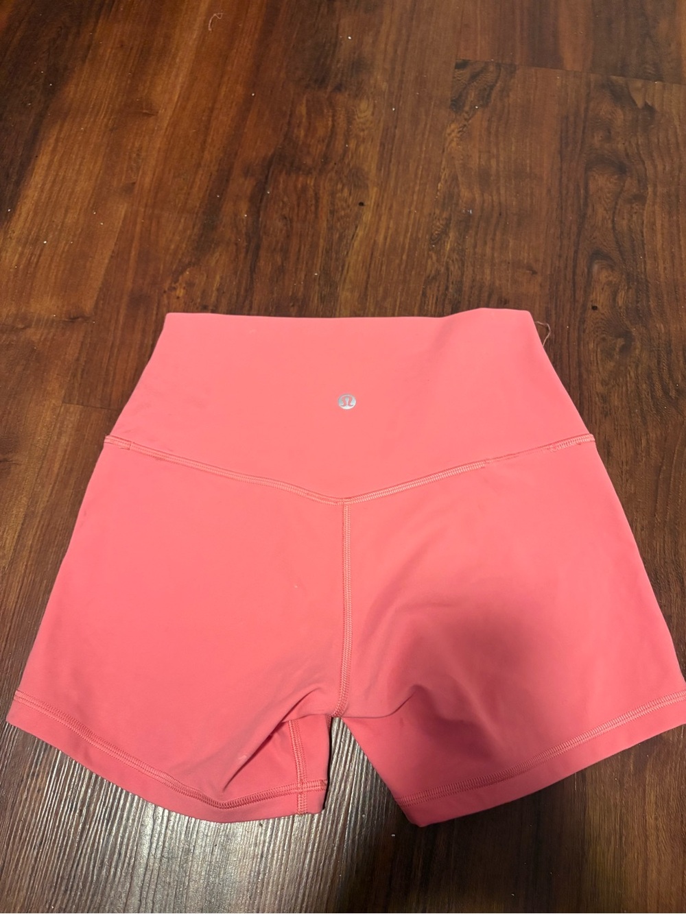 lululemon athletica High-Rise Coral Pink Bike Shorts